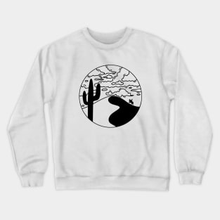 Funny Desert Cosmic Gift Crewneck Sweatshirt